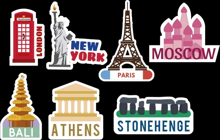 Gdzie kupić naklejki na walizkę? Najlepsze miejsca i unikalne wzory