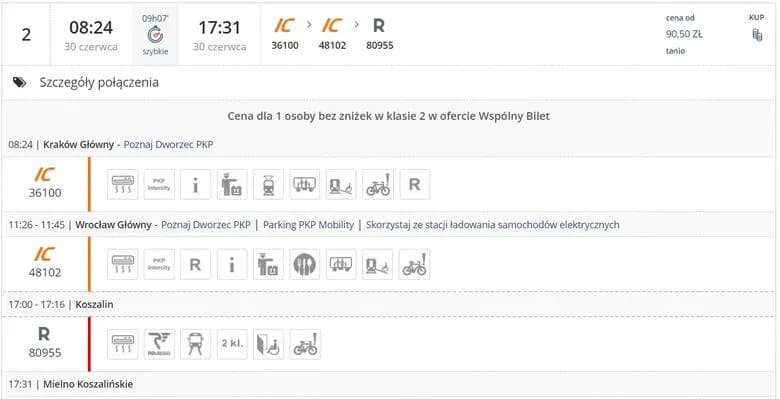 Jak dojechać do Mielna pociągiem z Katowic - prosta trasa i oszczędności